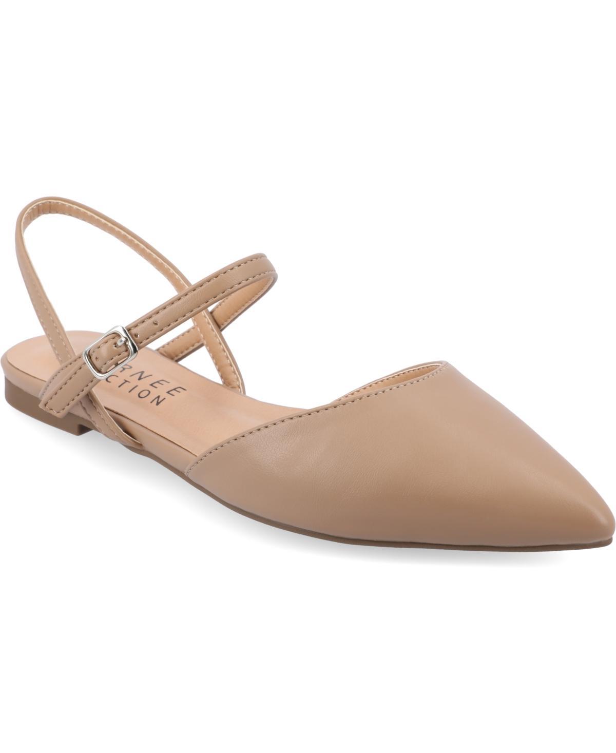 Journee Collection Womens Martine Pointed Toe Ballet Flats Product Image