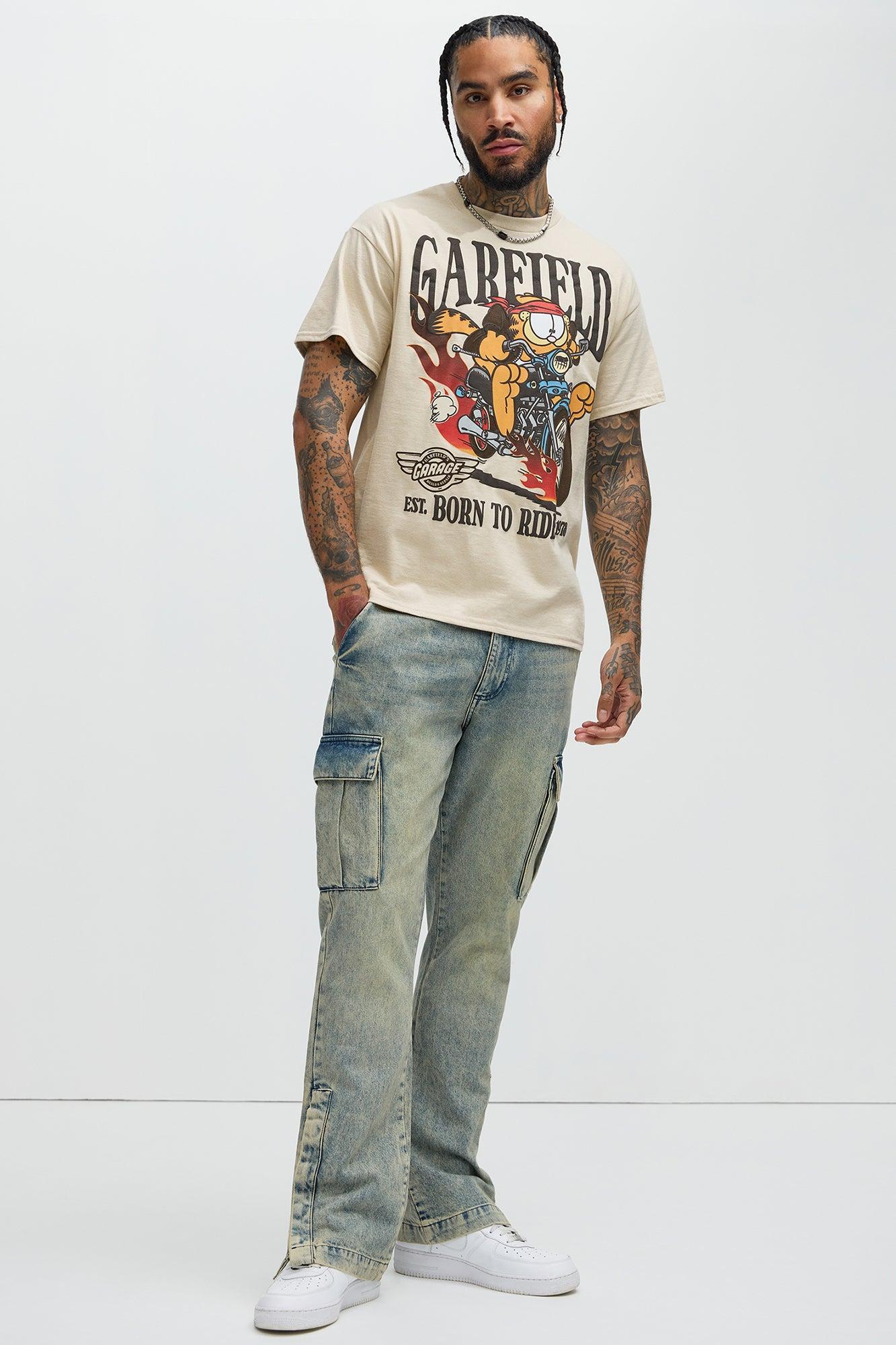 Kyan Cargo Flare Jeans - Vintage Blue Wash Product Image