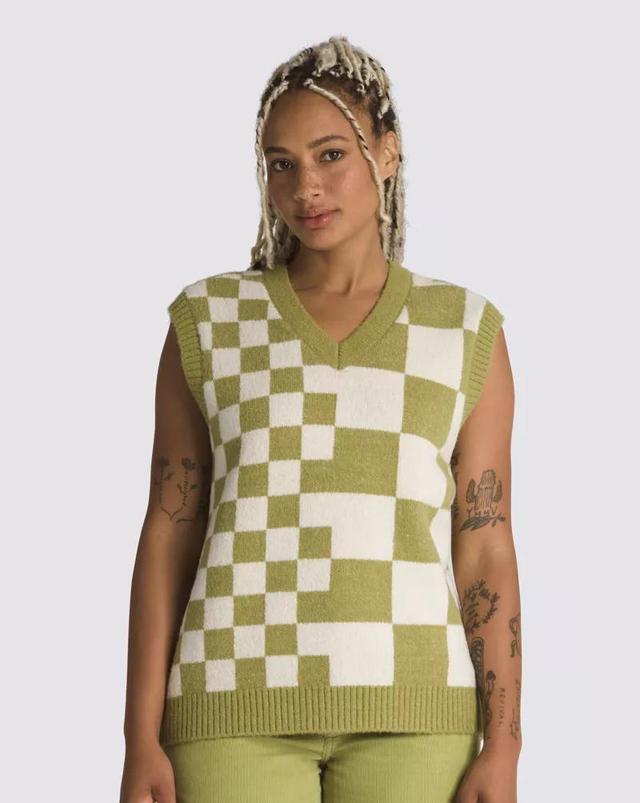 Courtyard Checker Sweater Vest Product Image