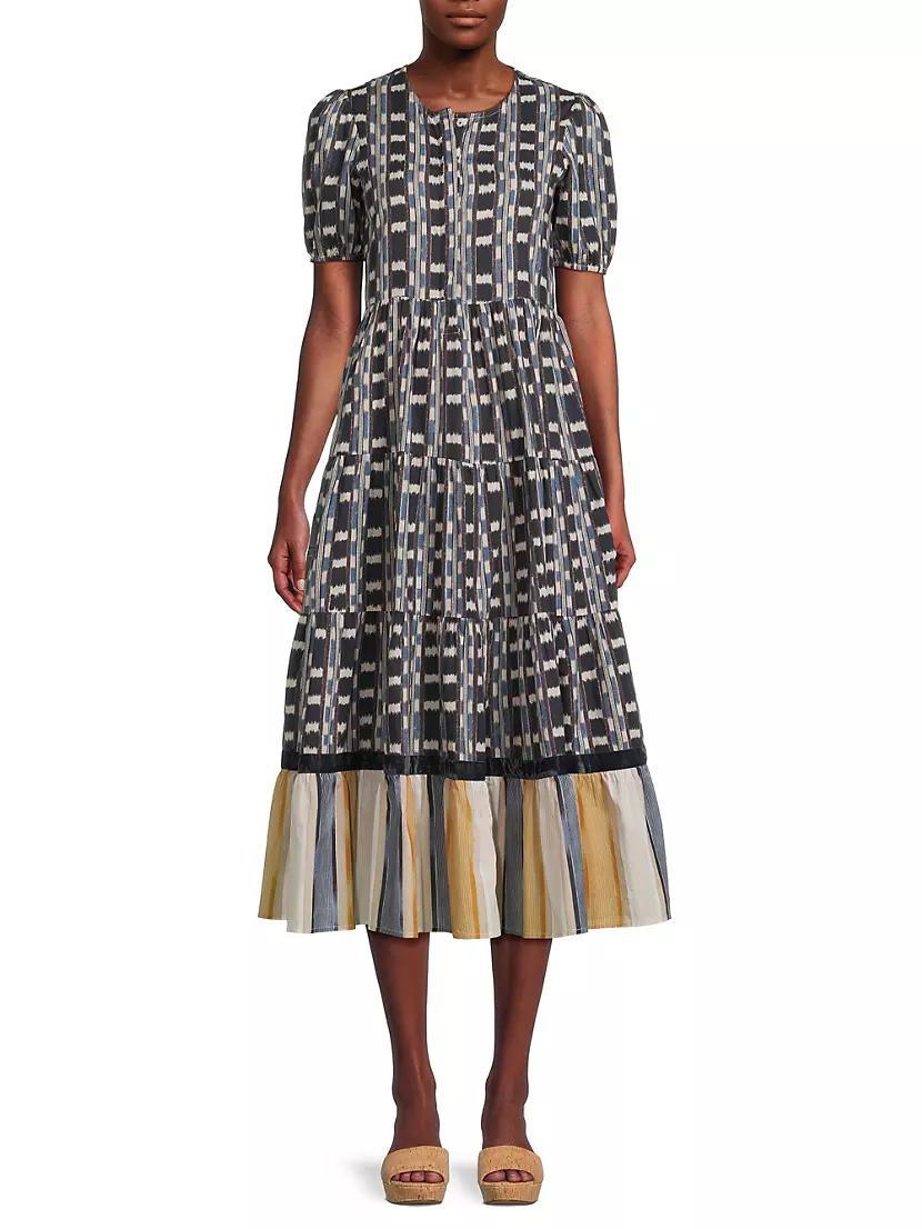 Daphne Cotton Midi-Dress Product Image