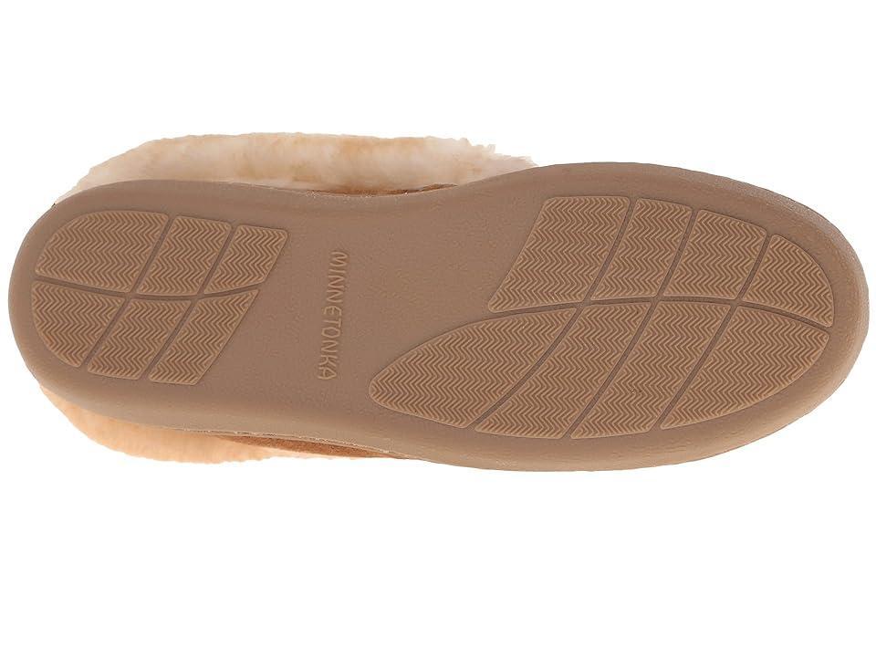 Minnetonka Alpine Sheepskin Moc (Golden ) Women's Moccasin Shoes Product Image