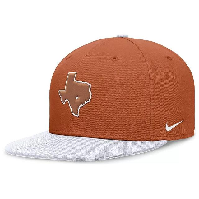 Mens Nike Texas Orange/White Texas Longhorns Performance Fitted Hat Product Image