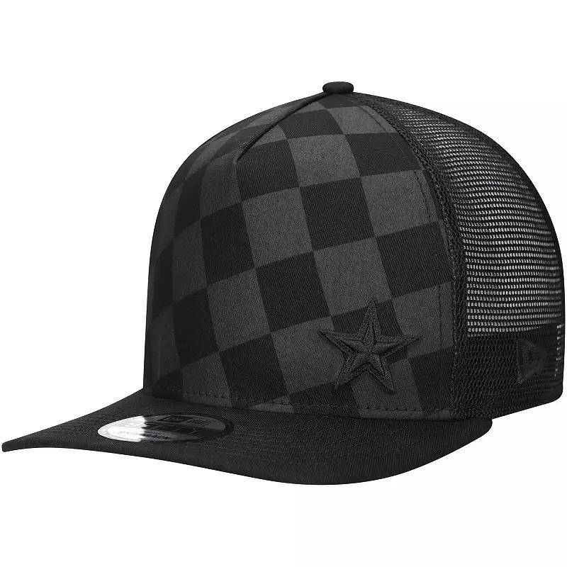 Mens New Era Dallas Cowboys Check Mate 9FIFTY Trucker Snapback Hat Product Image