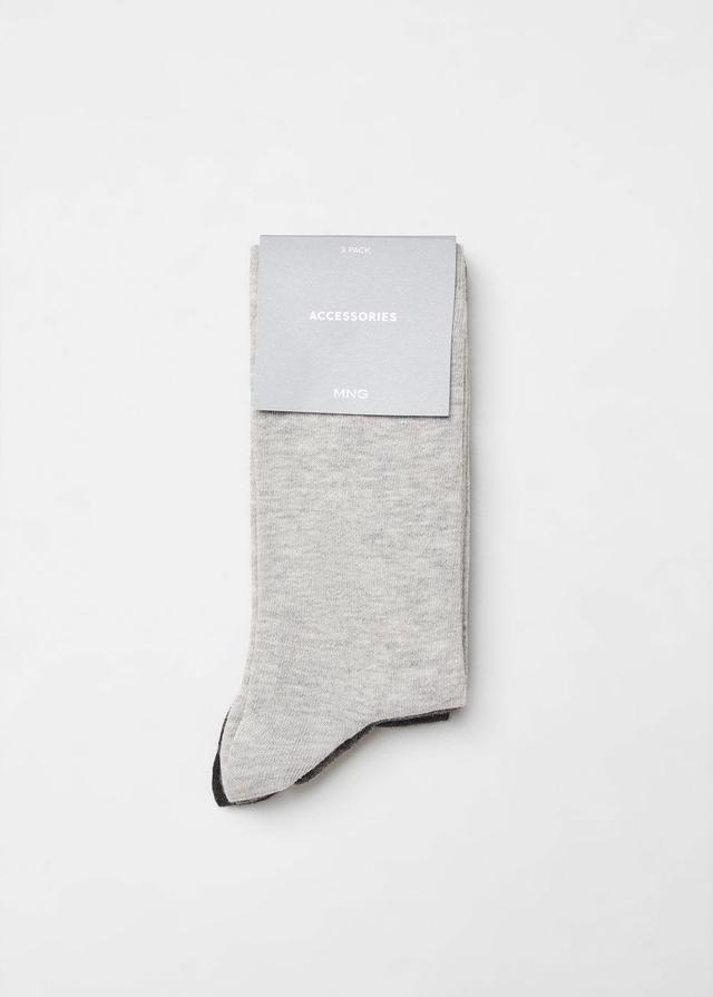 Pack of 3 cotton socks - Men | MANGO USA Product Image