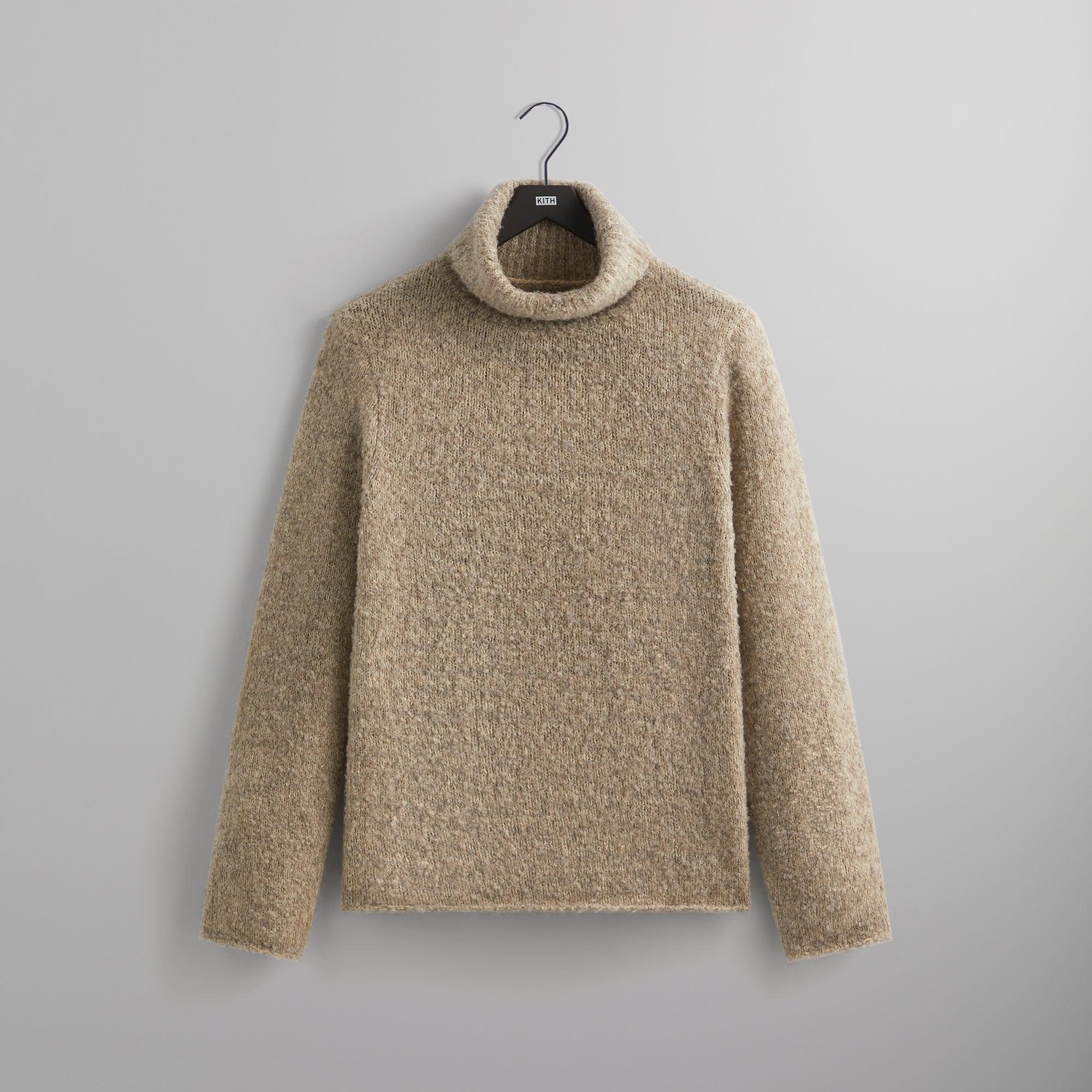 &Kin Speckled Boucle Walker Turtleneck - Wren Male Product Image