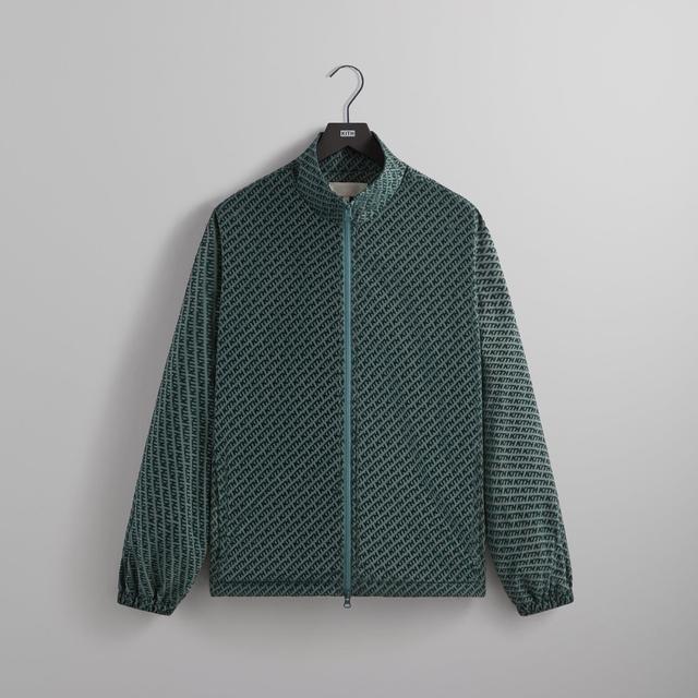 Kith Flocked Italic Monogram Davis Jacket - Court Male Product Image