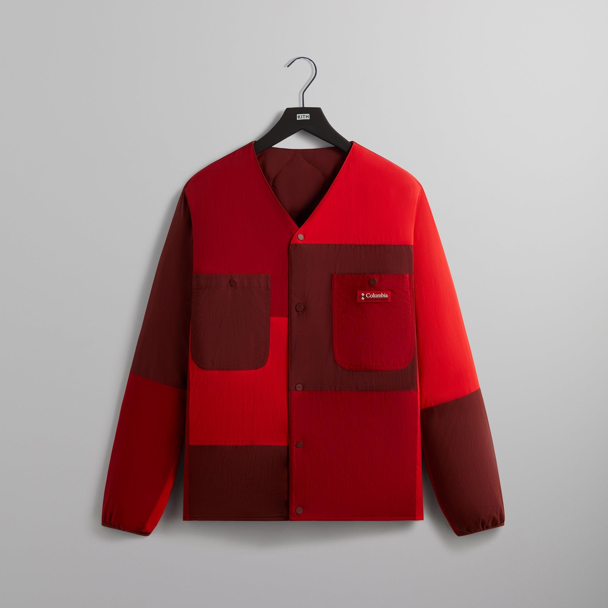 Kith for Columbia Patchwork Liner - Red Velvet Male Product Image