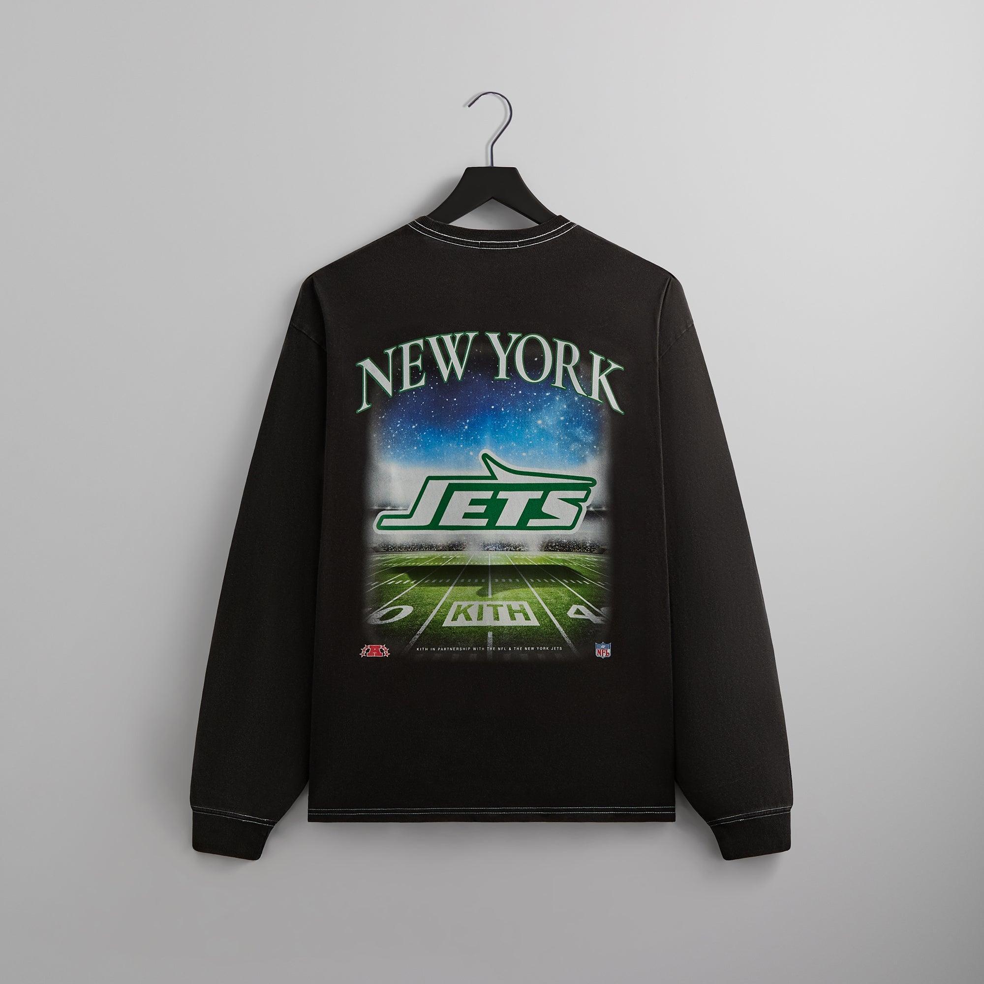 Kith & '47 for the NFL: Jets Vintage Long Sleeve Tee - Black Male Product Image