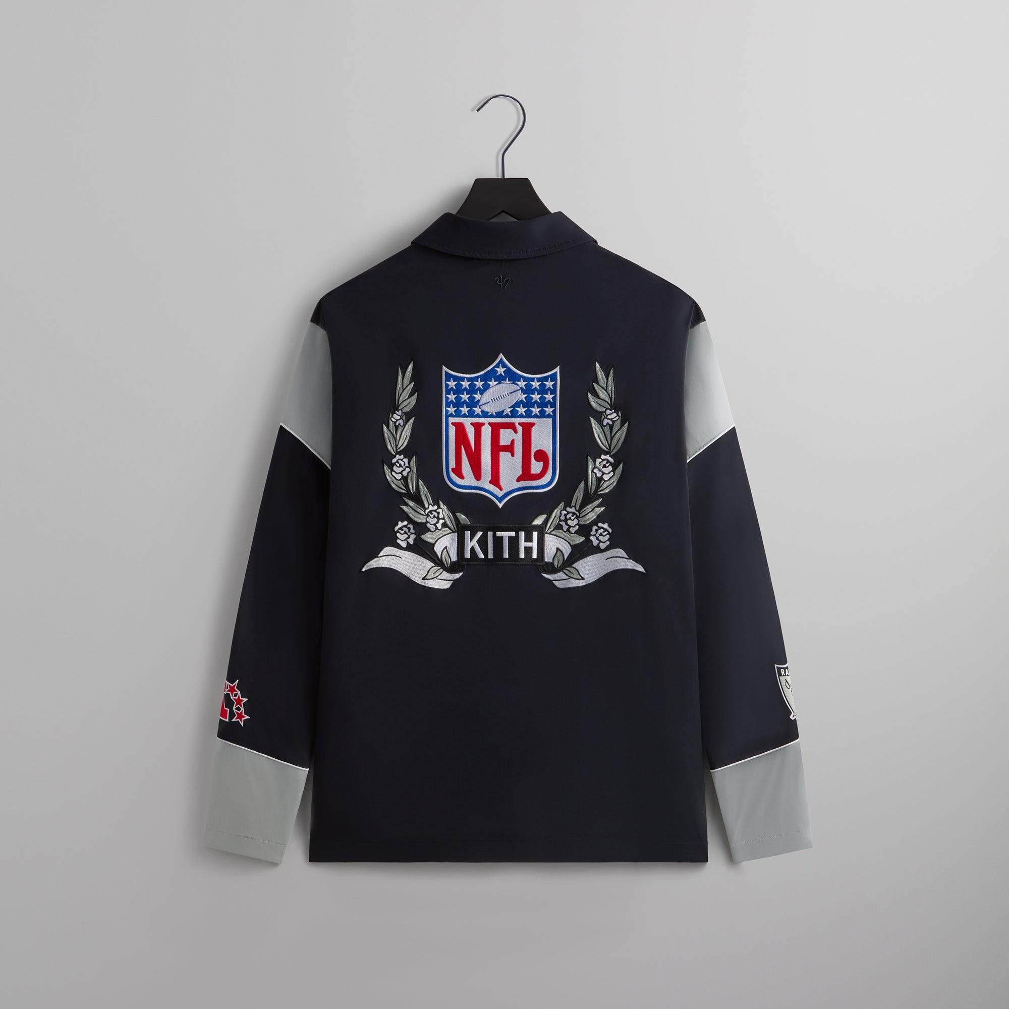 Kith & '47 for the NFL: Raiders Kieran Coaches Jacket - Black Male Product Image