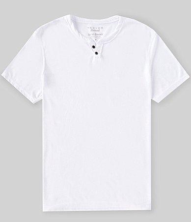 Lucky Brand Button Notch Neck T-Shirt Product Image