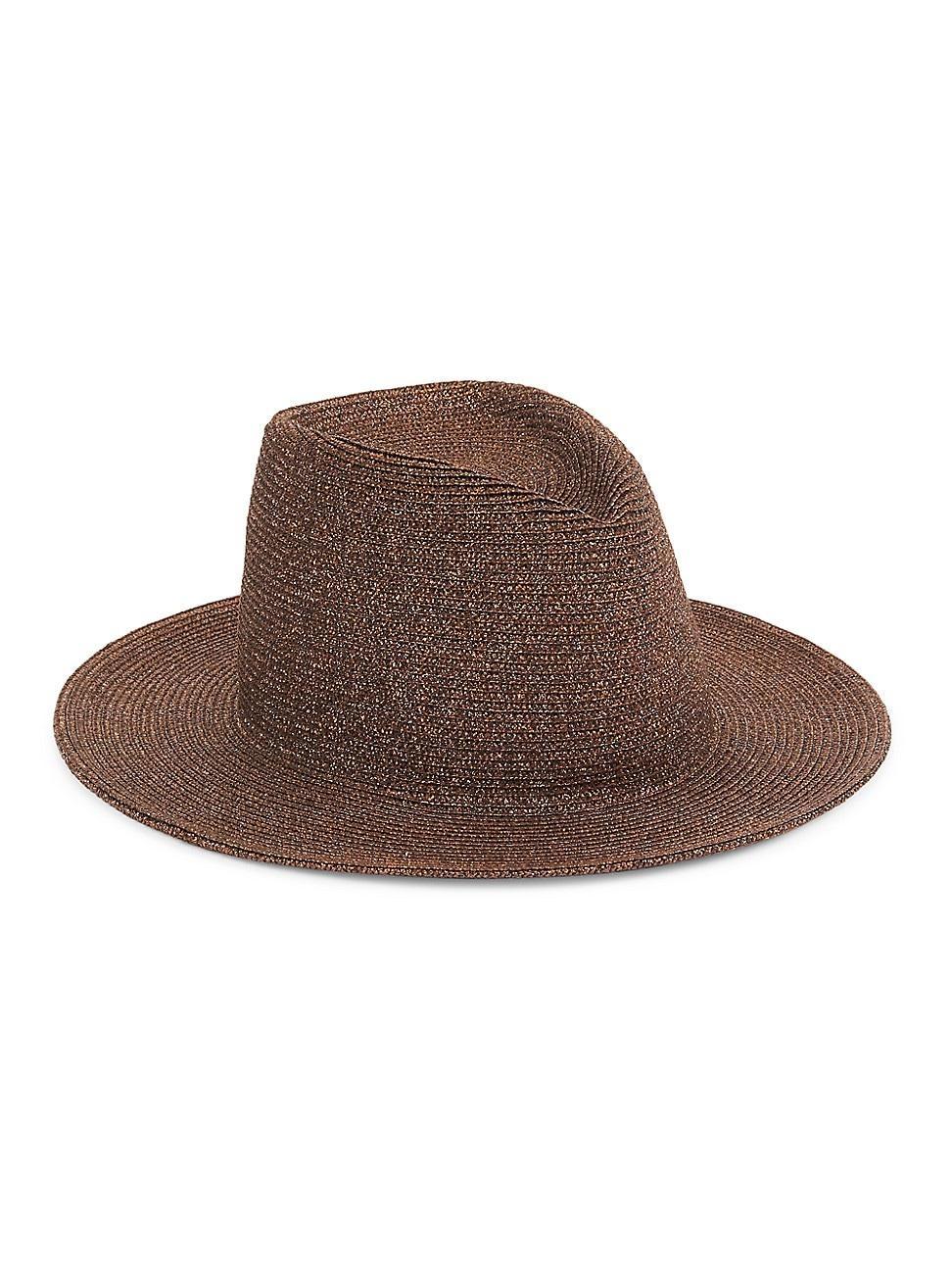 Womens Blaine Packable Straw Fedora product image