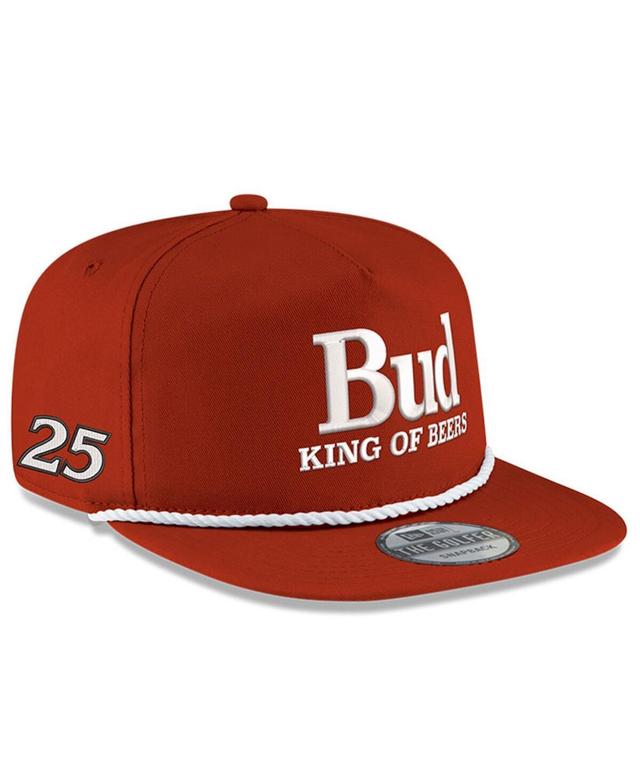 Mens New Era Scarlet Hendrick Motorsports Budweiser Golfer Snapback Adjustable Hat Product Image