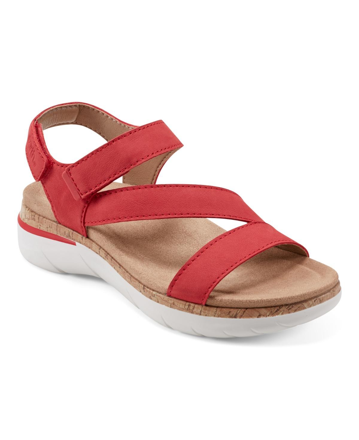 Earth Womens Roni Almond Toe Flat Strappy Casual Sandals Product Image