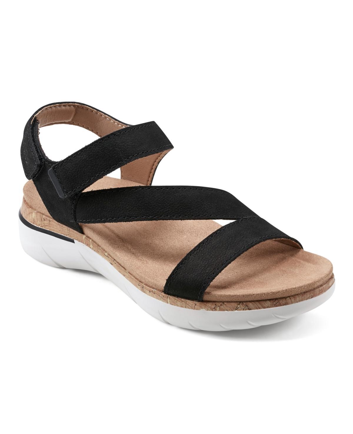 Earth Womens Roni Almond Toe Flat Strappy Casual Sandals Product Image