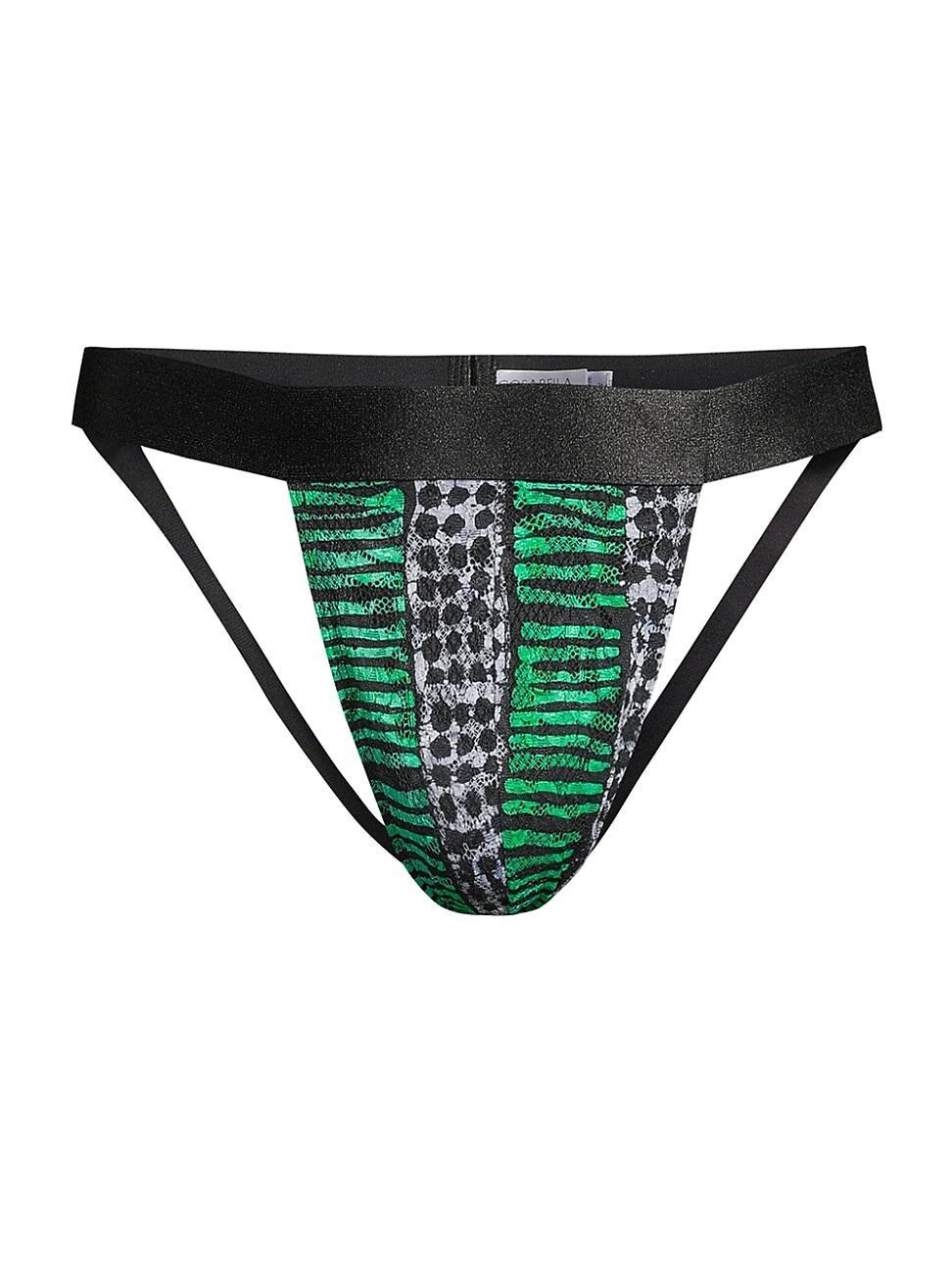 Mens Never Animal Print Jock Strap Product Image