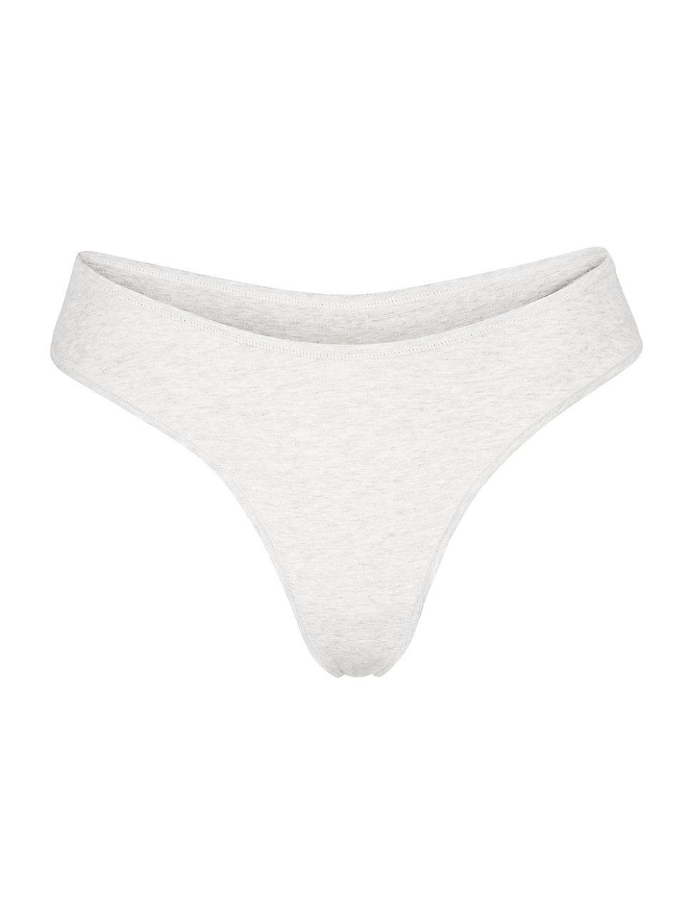 Womens Cotton Jersey Dipped Thong Product Image