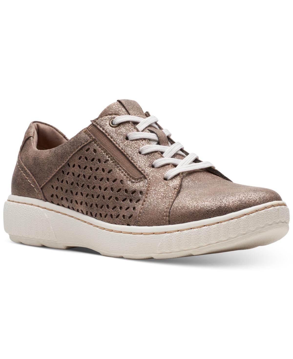 Clarks Womens Caroline Ella Lace-Up Slip-On Sneakers Product Image