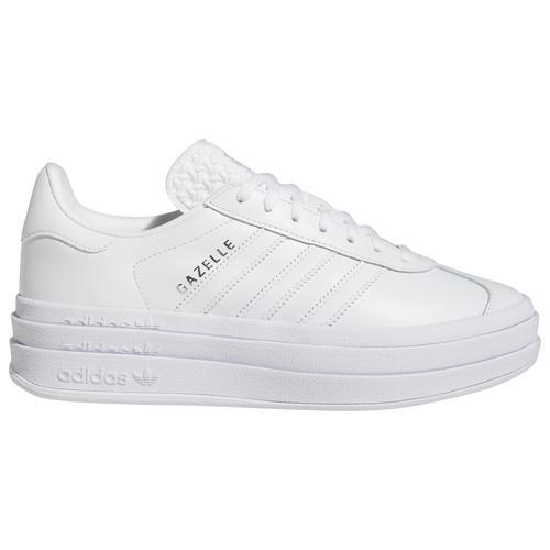 adidas Originals Womens Gazelle Bold - Shoes Cloud White/Cloud White/Cloud White Product Image