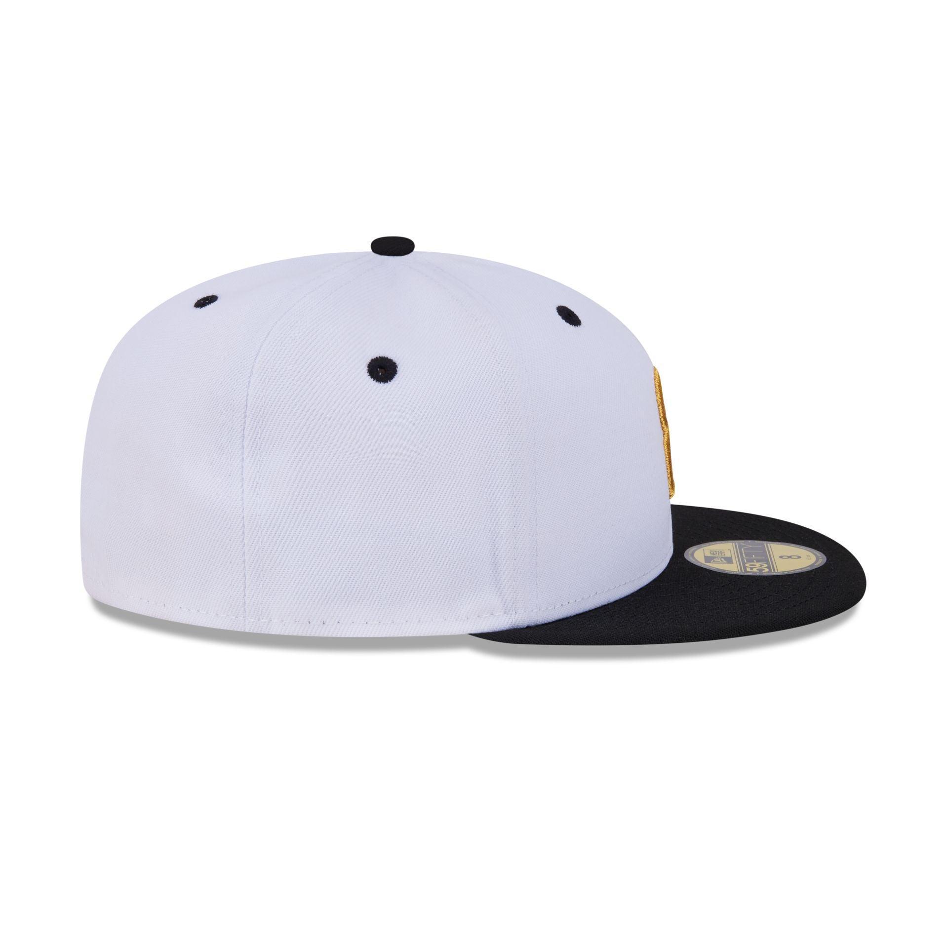 New Era Cap Signature Size 8 White 59FIFTY Fitted Hat Male Product Image