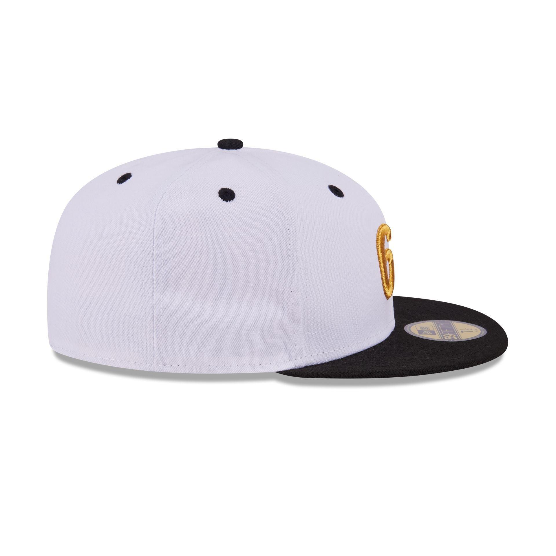 New Era Cap Signature Size 6 7/8 White 59FIFTY Fitted Hat Male Product Image