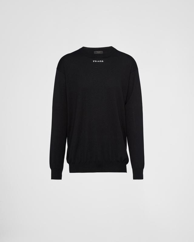 Cashmere crew-neck sweater Product Image