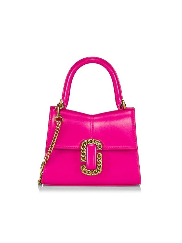 Marc Jacobs The St. Marc Mini Top-Handle (Bubblegum) Handbags Product Image