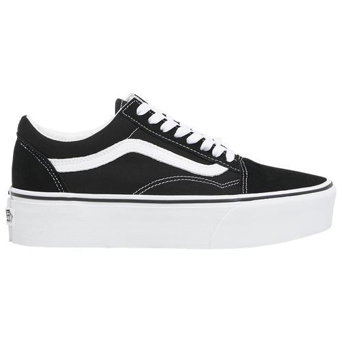 Vans Womens Vans Old Skool Stackform - Womens Shoes Black/White Product Image