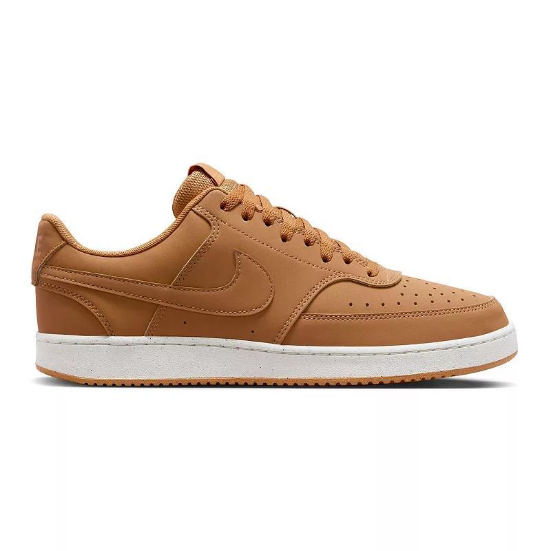 Nike Court Vision Next Nature Mens Low-Top Shoes, Womens Flax Flax Blue Product Image