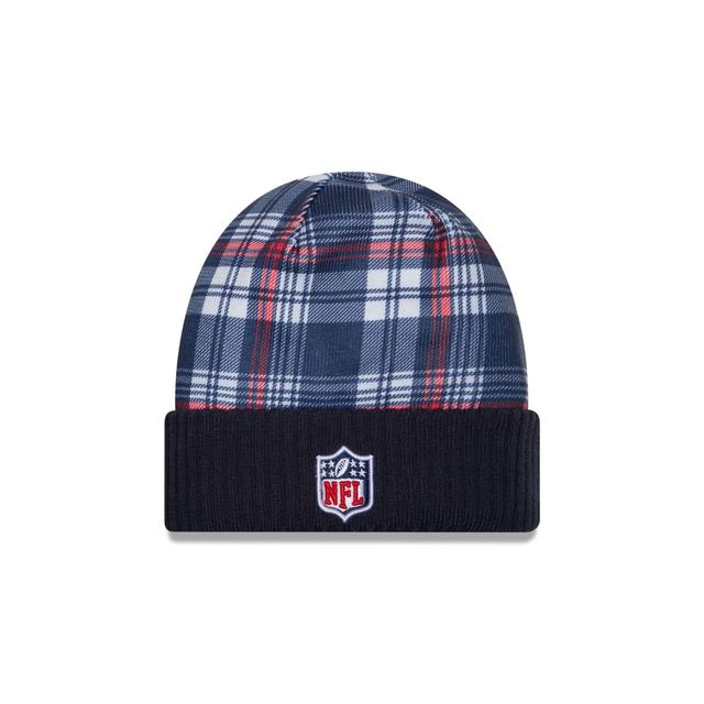 New England Patriots 2024 Cold Weather Statement Knit Beanie Male Product Image