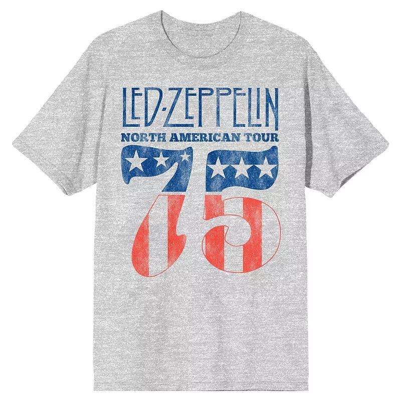 Mens Led Zeppelin Retro North American Tour Graphic Tee Product Image