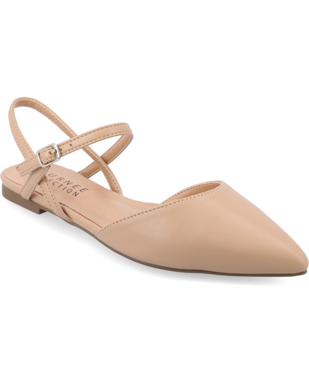 Journee Collection Womens Martine Pointed Toe Ballet Flats Product Image