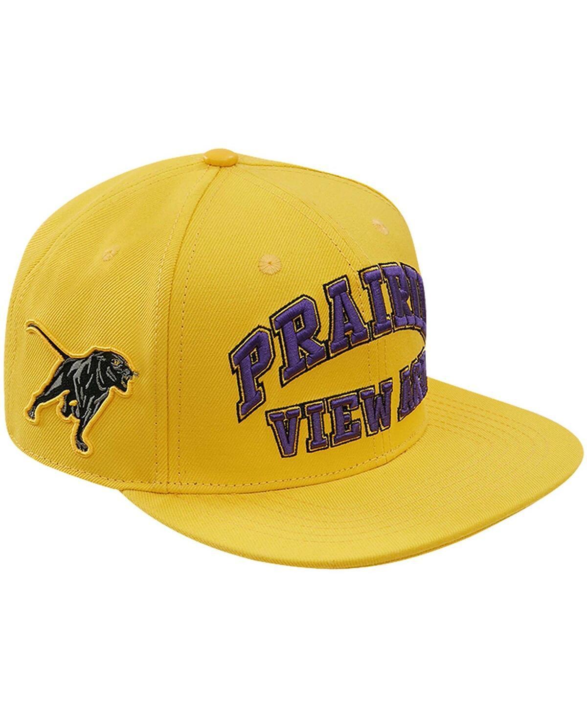 Mens Pro Standard Gold Prairie View A&M Panthers Evergreen Prairie View Snapback Hat Product Image