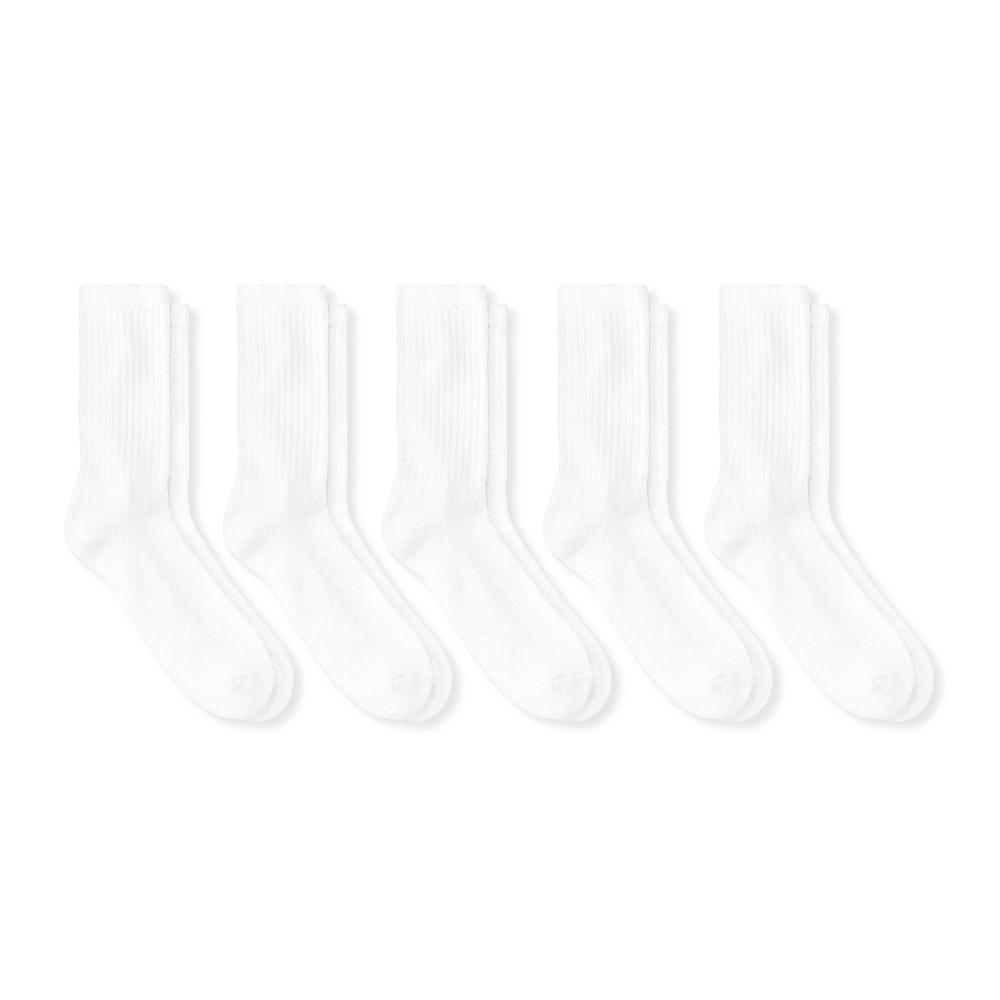 Mens Crew Socks 5pk - Dealworthy 6-12 Product Image