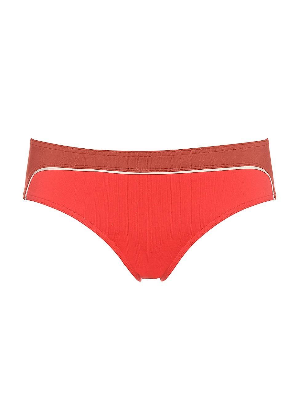 Womens Match Colorblocked Bikini Bottoms Product Image