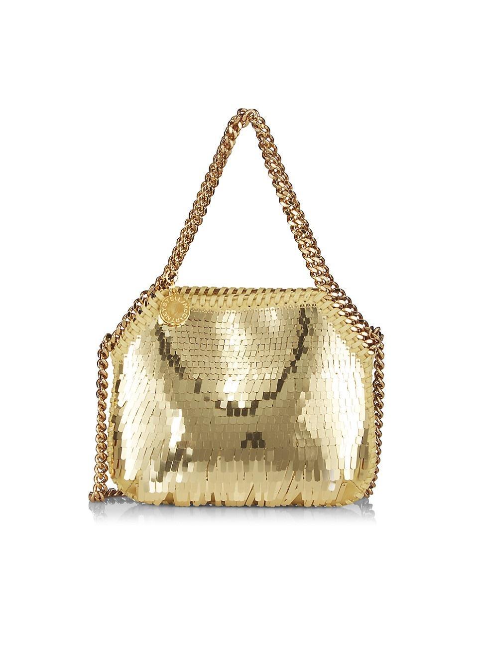 Womens Mini Falabella Sequined Shoulder Bag Product Image