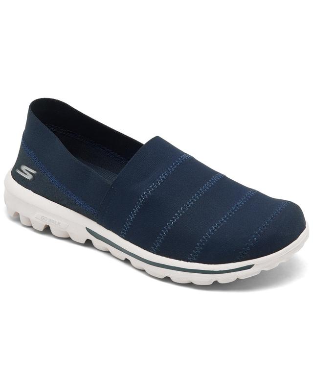 Skechers Womens Go Walk Travel - Gracious Joy Walking Sneakers from Finish Line Product Image