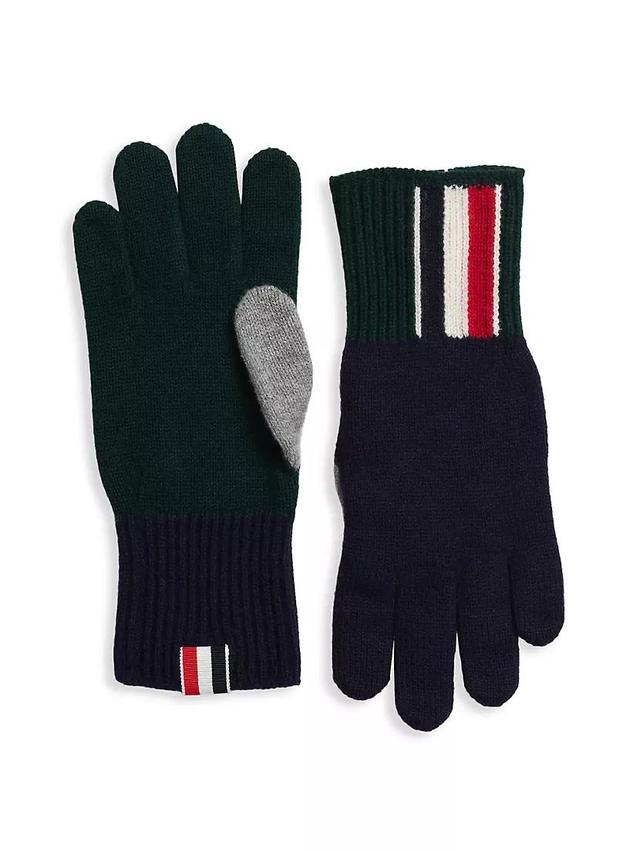 Striped Wool Gloves Product Image