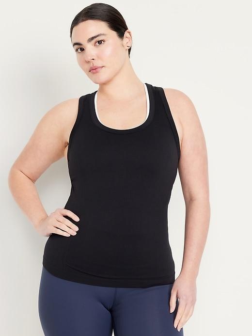 Fitted Seamless Tank Top Product Image