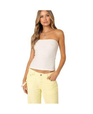 Edikted Womens Albina Textured Tube Top product image