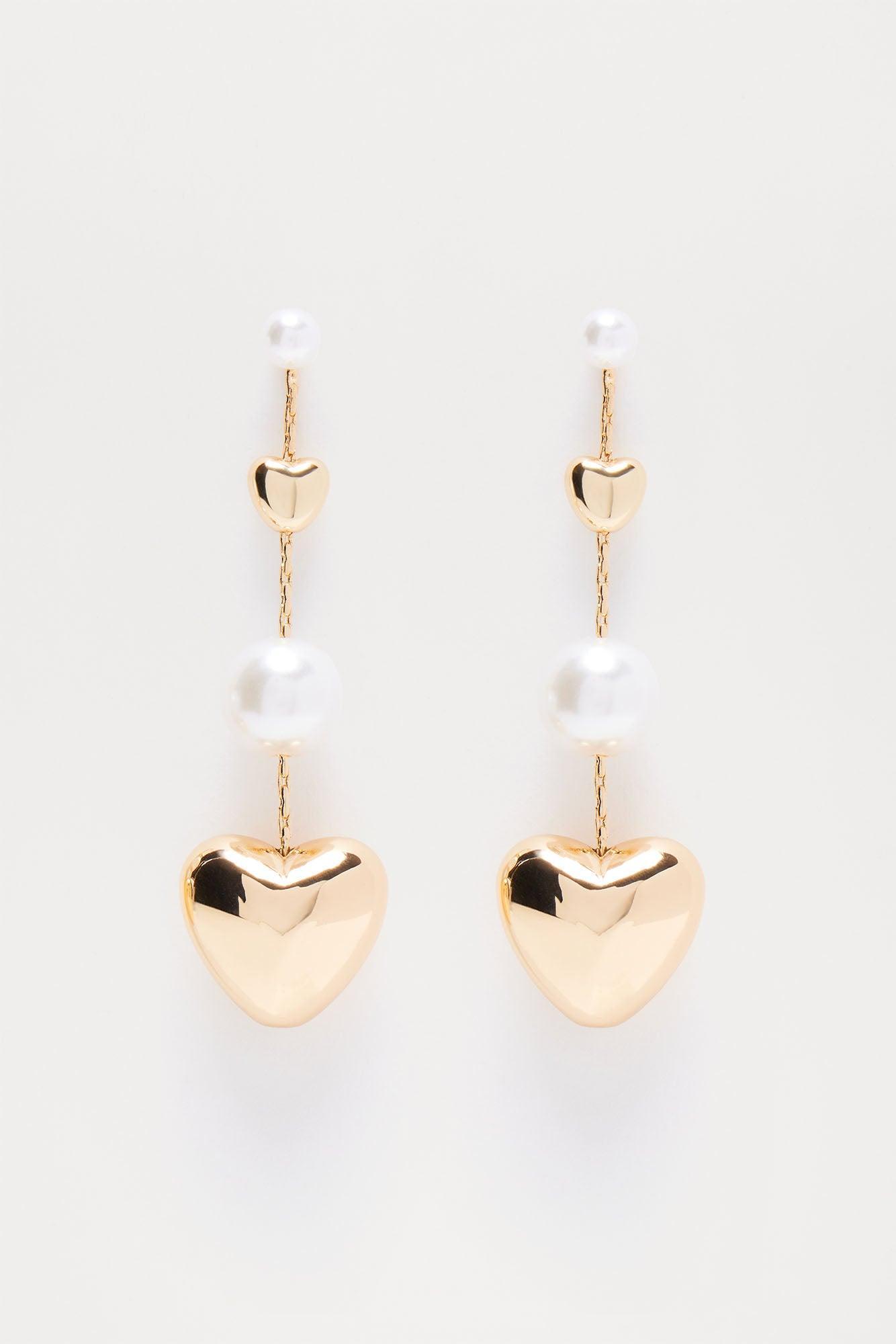 More Love Earrings - Pearl Product Image