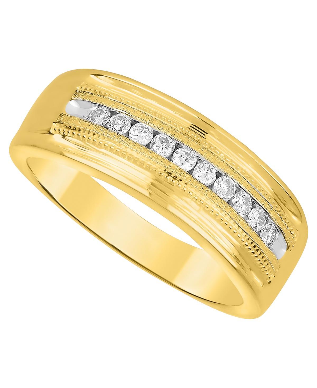 Mens Diamond (1/2 ct. t.w.) Ring in White or Yellow Gold Product Image