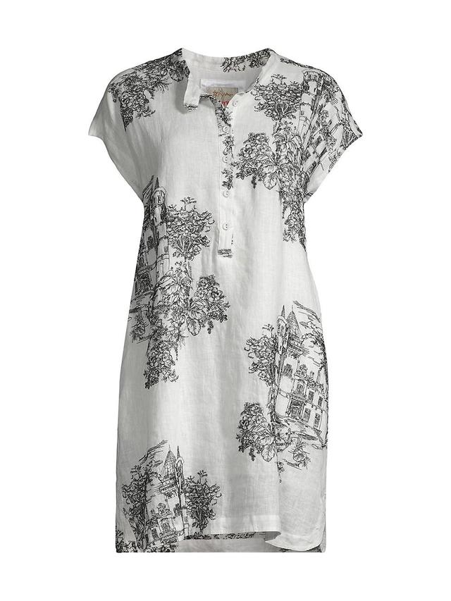 Womens Hollies House Linen Minidress Product Image