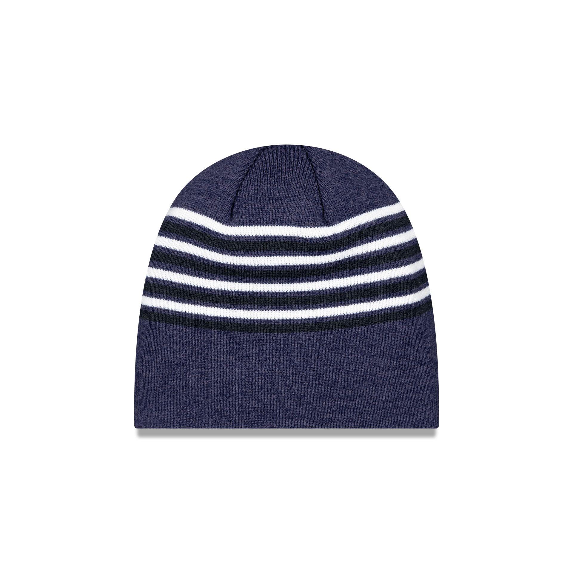 Tottenham Hotspur Stripe Navy Knit Beanie Hat Male Product Image