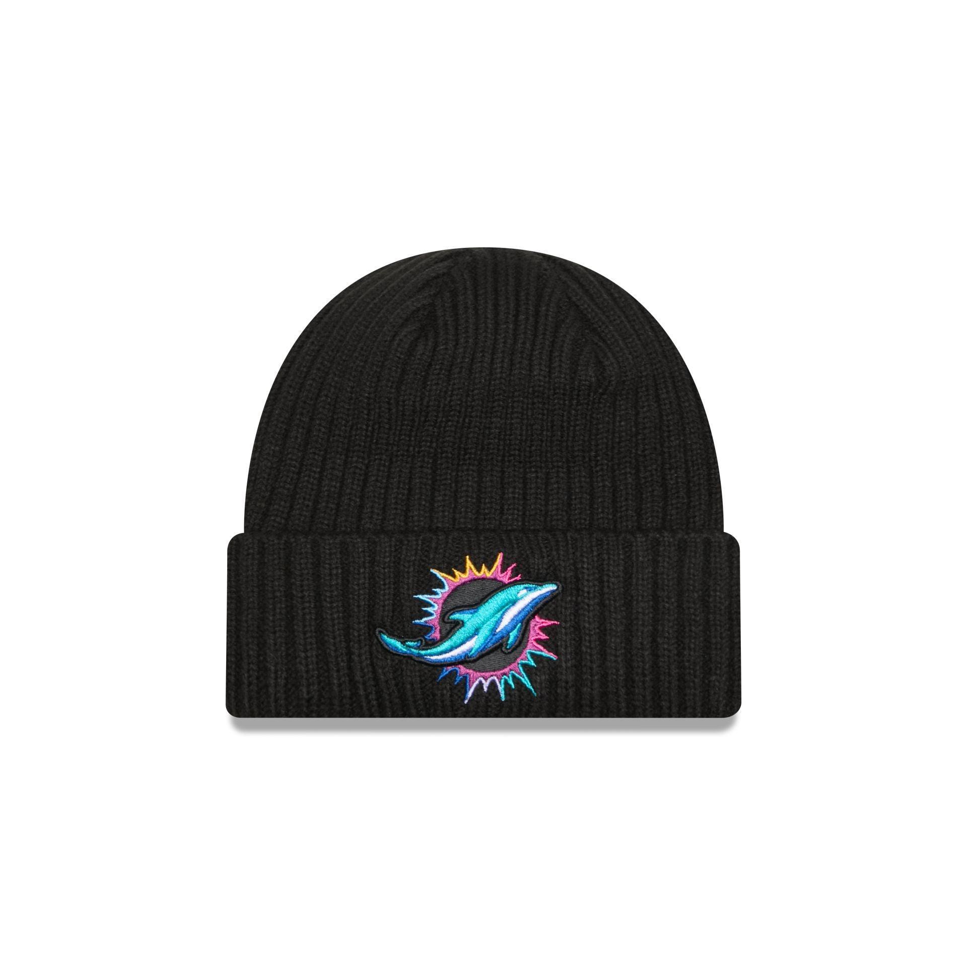 Miami Dolphins 2024 Crucial Catch Tech Knit Hat Male Product Image