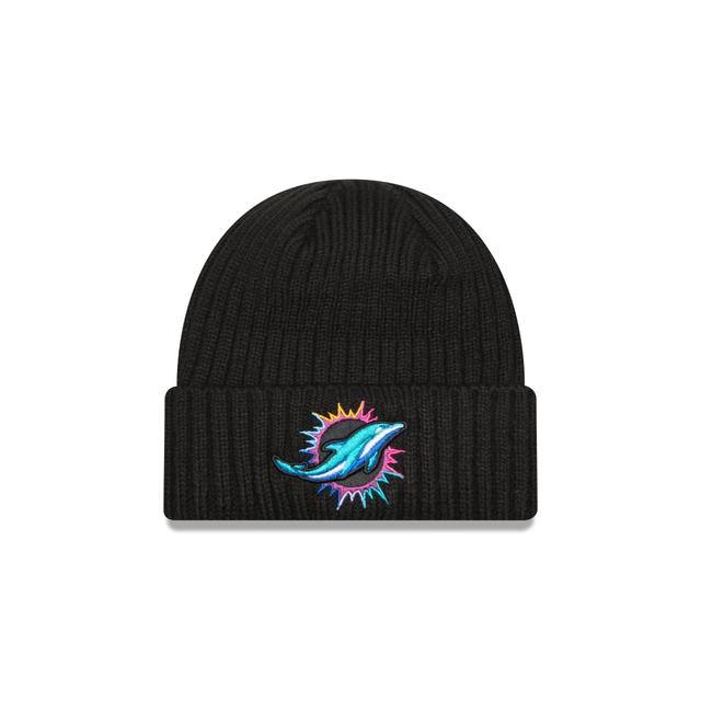 Miami Dolphins 2024 Crucial Catch Tech Knit Hat Male Product Image