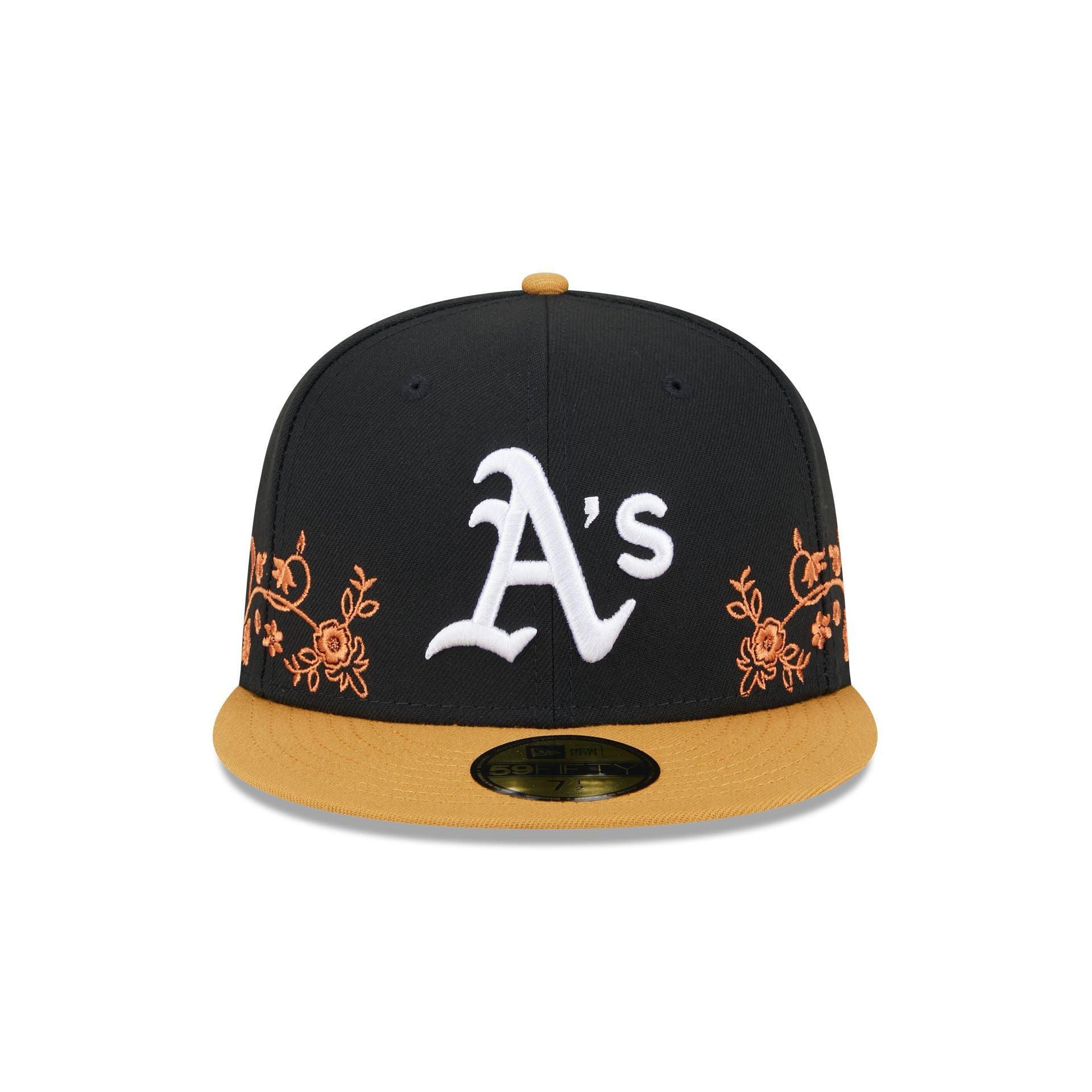 Oakland Athletics Floral Vine 59FIFTY Fitted Hat Male Product Image