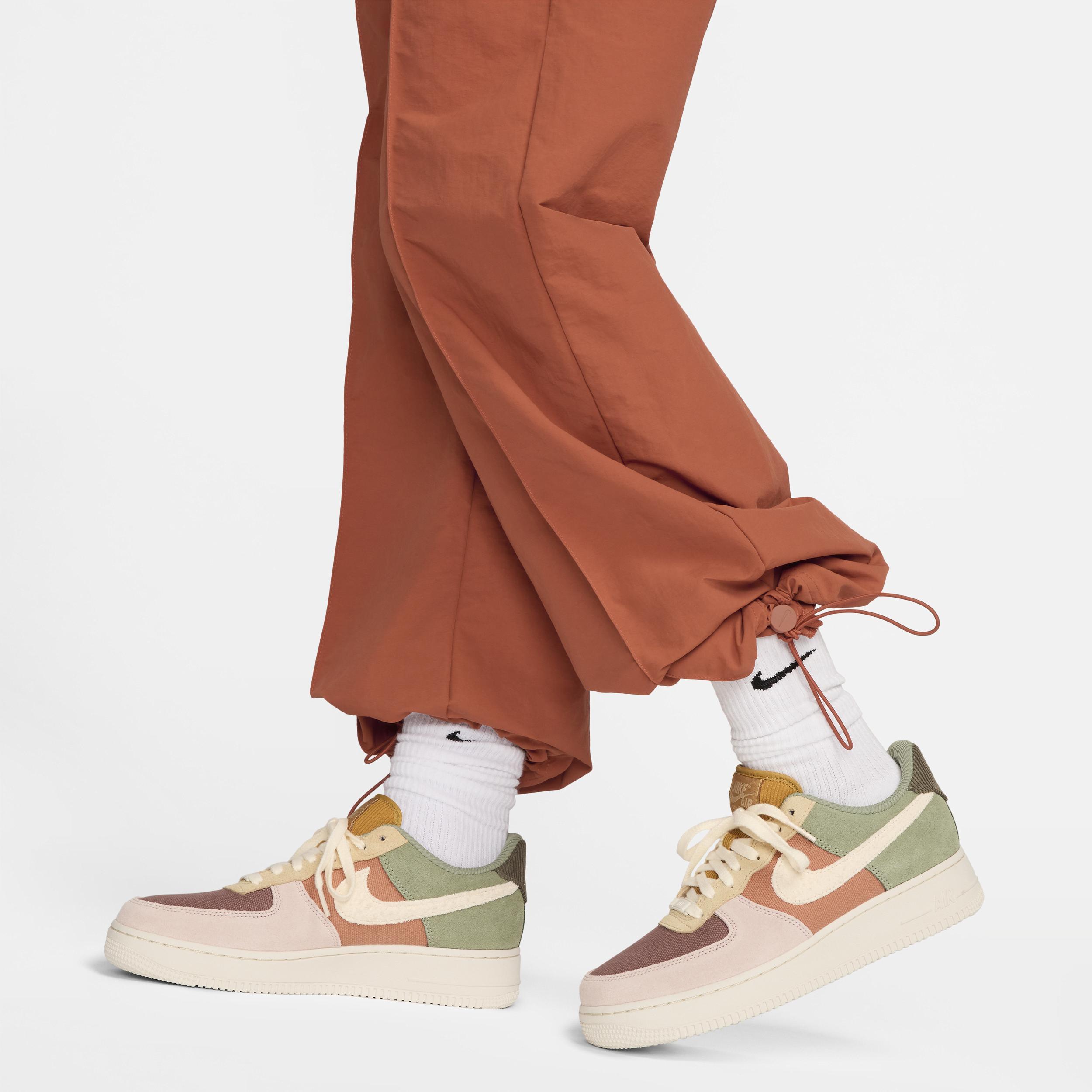 Nike Womens Nike Trend Woven Mid Rise Pants - Womens Sail/Burnt Sunrise Product Image