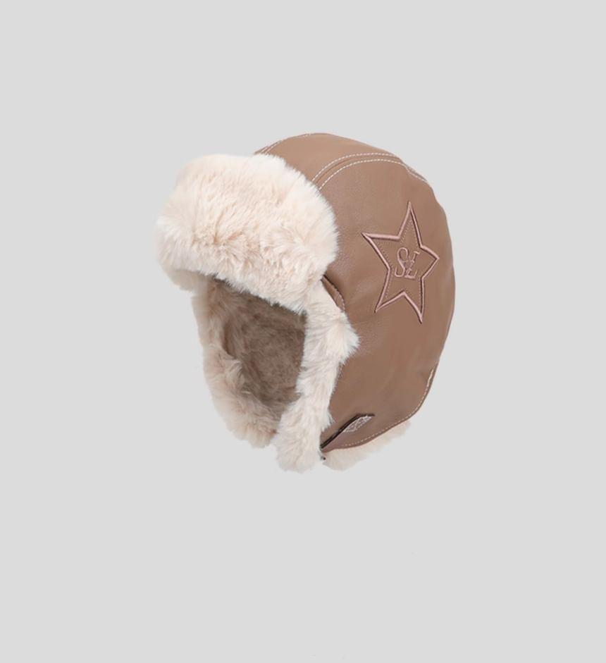 Faux Fur Fleece Lined Trapper Hat Product Image