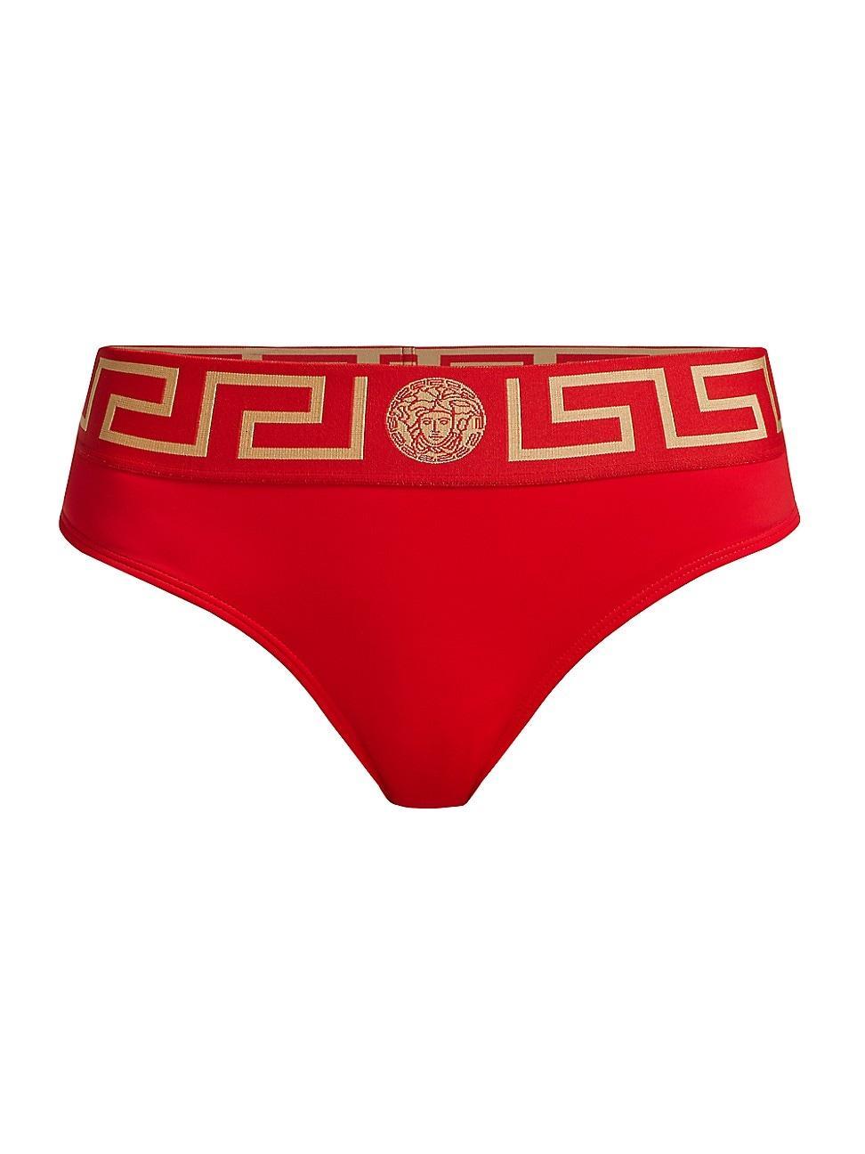 Womens Greca Border Bikini Briefs Product Image