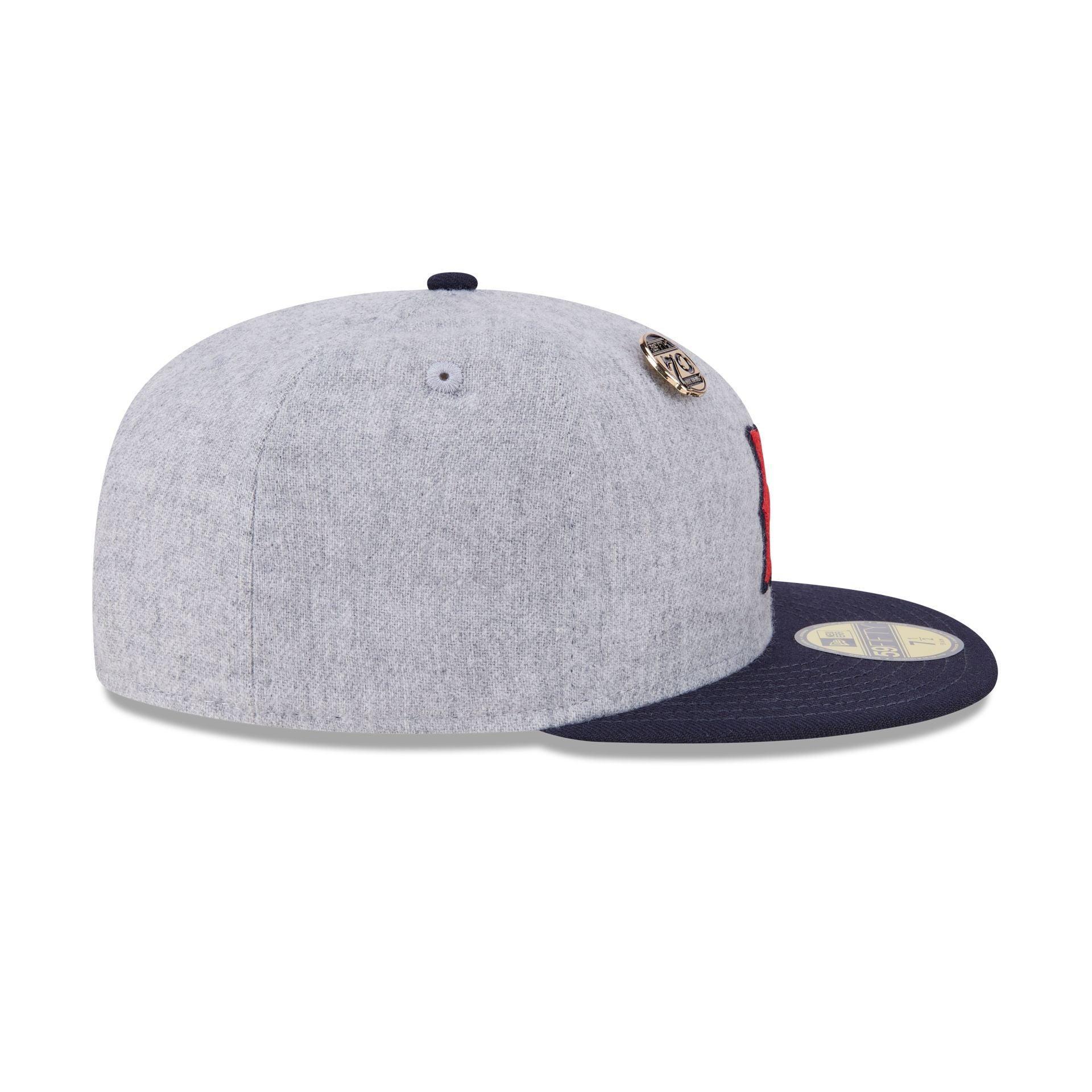 Boston Red Sox 70th Anniversary Gray 59FIFTY Fitted Hat Male Product Image